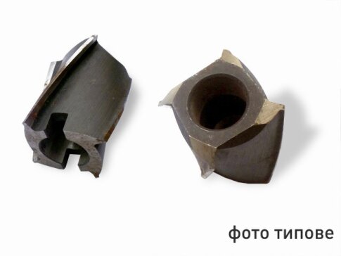 Зенкер насадний ф 47 №2 Р6М5 пос.19 Н=38 мм