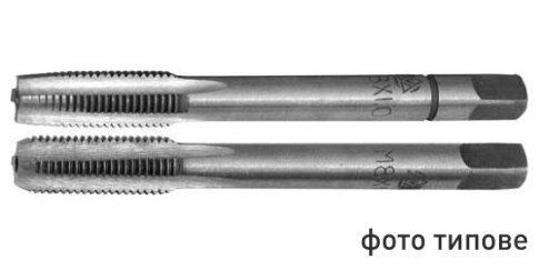 Мітчик машинно-ручний М 10х1 комплект з 2-х штук Р6М5 шліфований OTTIMO